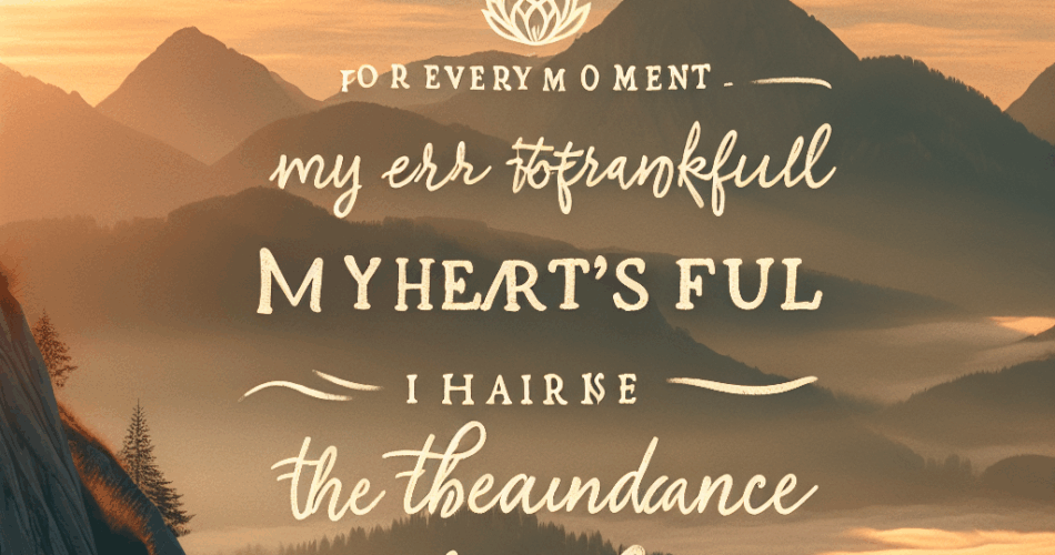 Affirmations For Gratitude