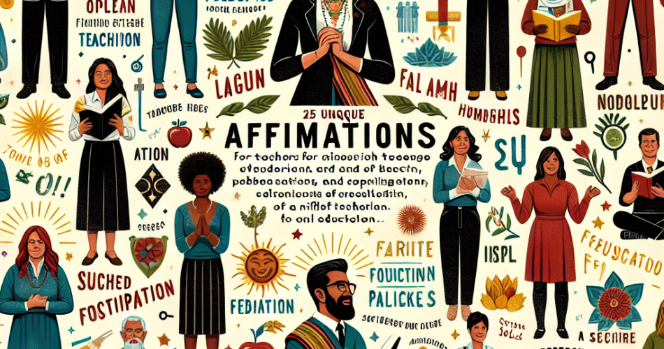 Affirmations For Teachers 25 Amazing Examples