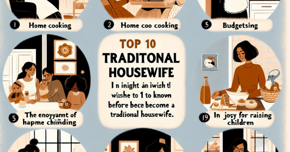 10 Insights I Wish I Had Before Becoming a Tradwife